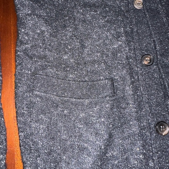 Todd Snyder Speckled Wool Blend Cardigan - Picture 3 of 5